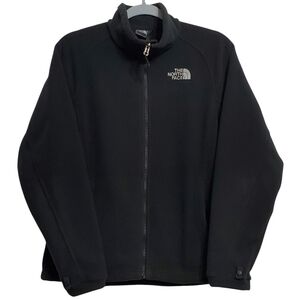The North Face womens medium khumbu fleece full zip jacket black classic winter